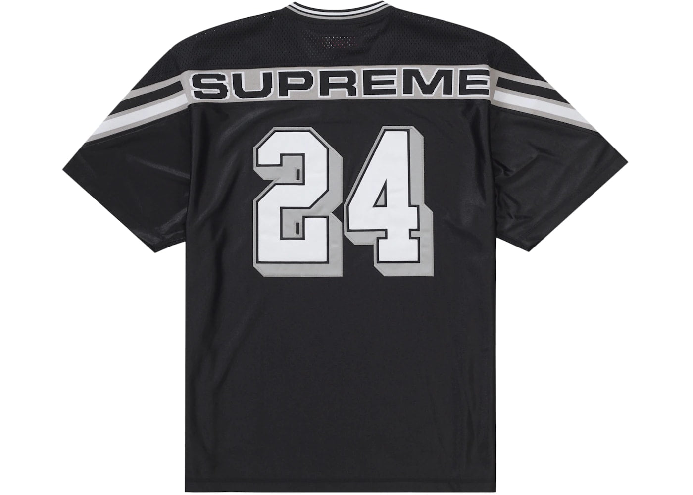 Supreme Jacquard Rib Football Jersey Black