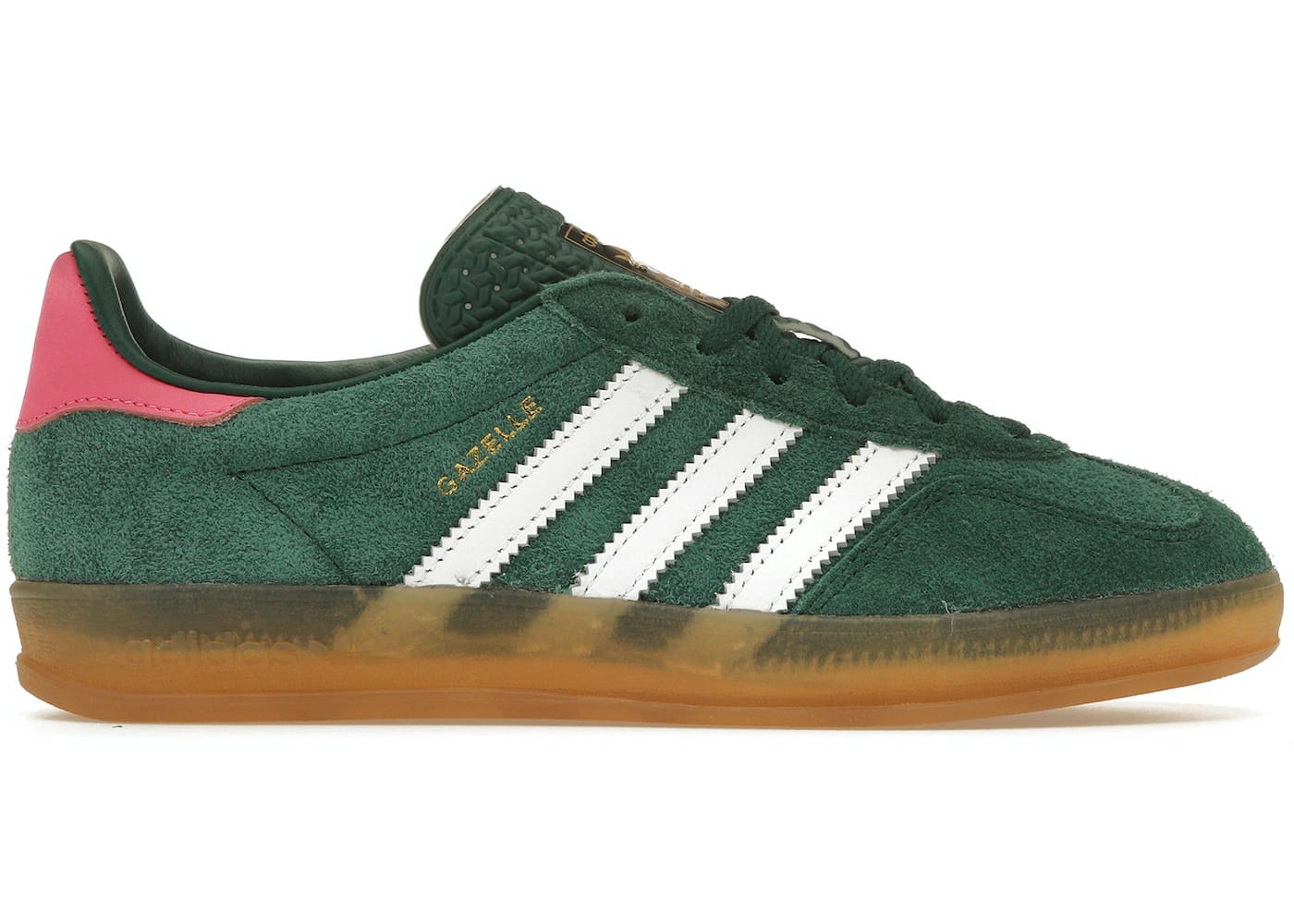 adidas Gazelle Indoor Collegiate Green Lucid Pink (Women's)