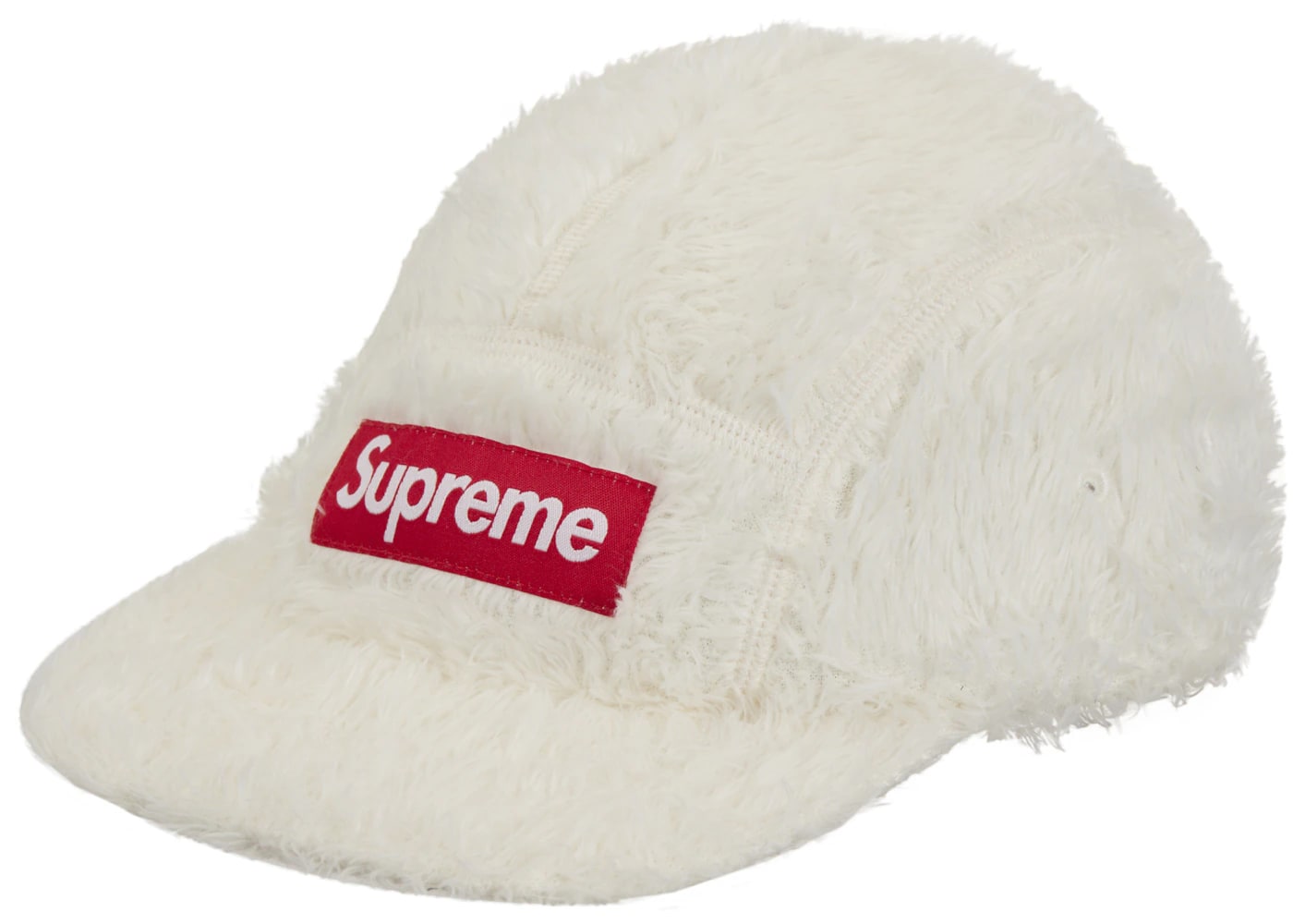 Supreme Fuzzy Camp Cap White