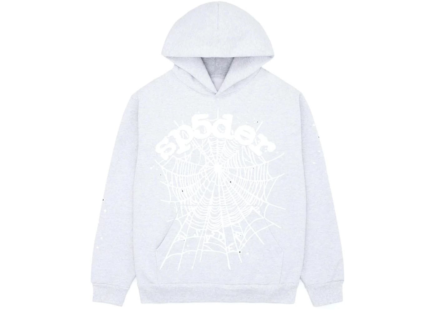 Sp5der OG Web Hoodie Heather Grey