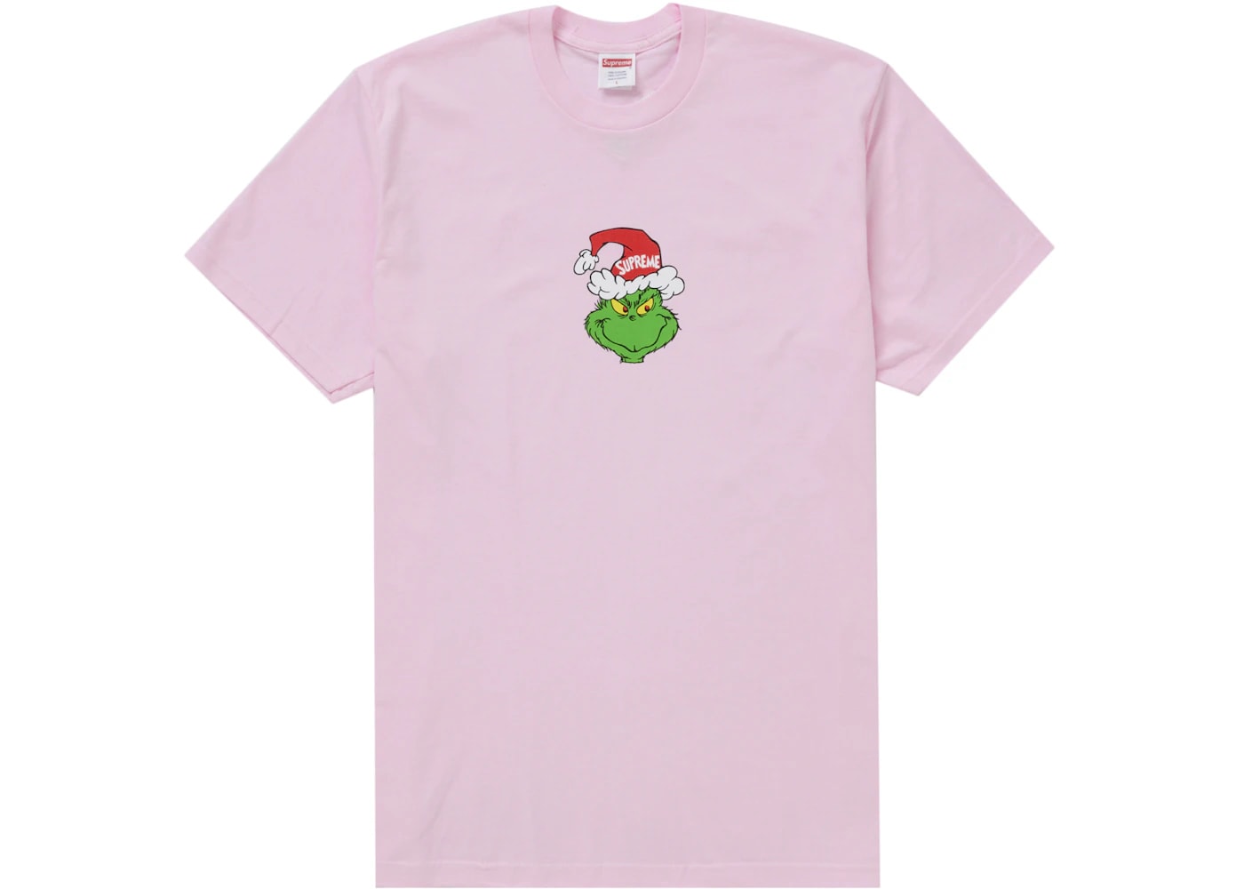 Supreme Grinch Tee Light Pink