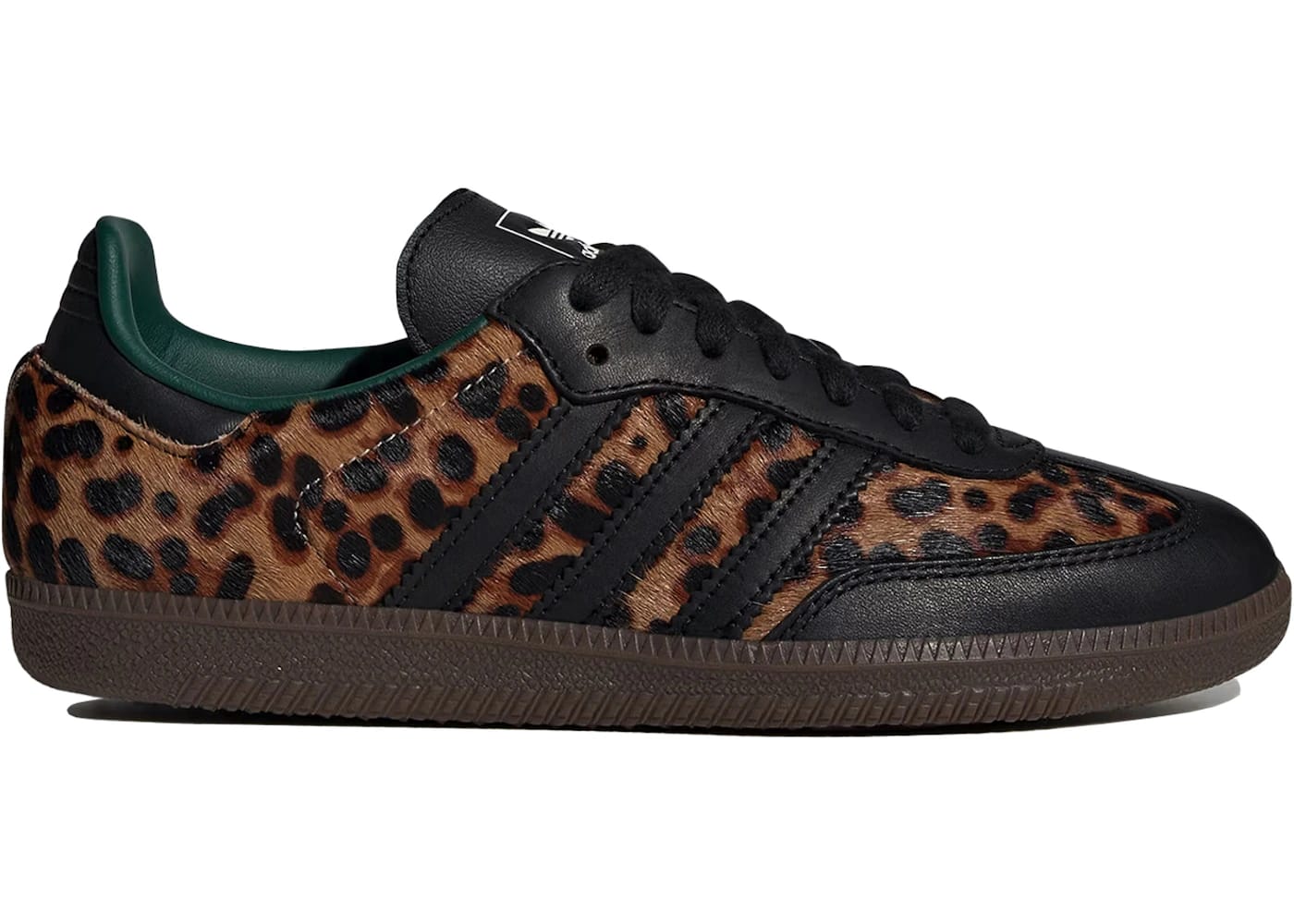 adidas Samba OG Black Green Leopard (Women's)