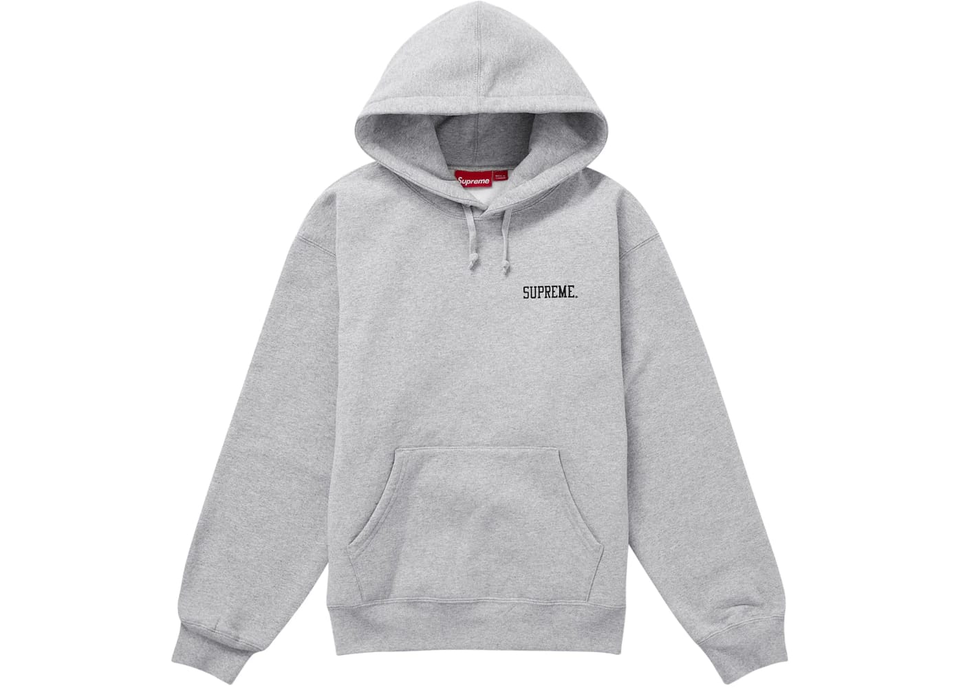 Supreme Anarchy Hooded Sweatshirt Heather Grey