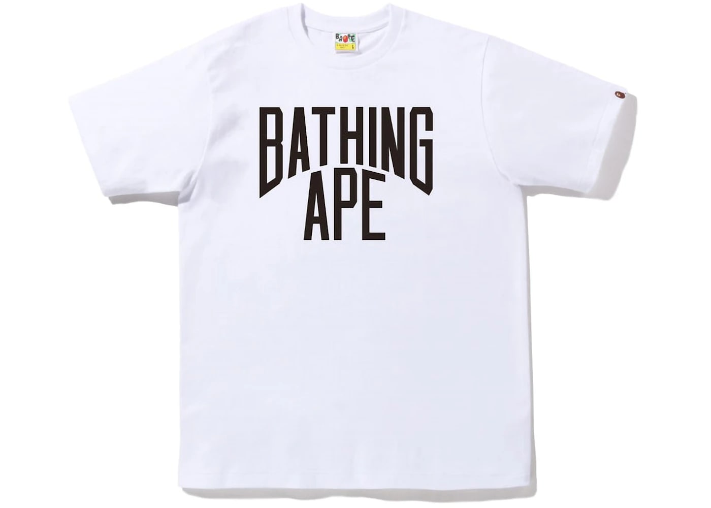 BAPE Bicolor NYC Logo Tee White